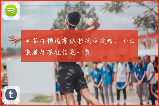 世界杯预选赛体彩投注攻略:合法渠道与赛程信息一览